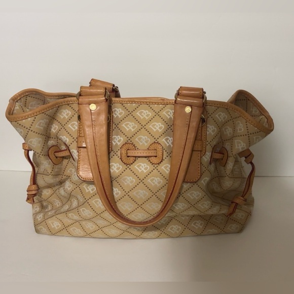 Dooney & Burke Patchwork Tote/Shoulder Bag - Picture 4 of 16